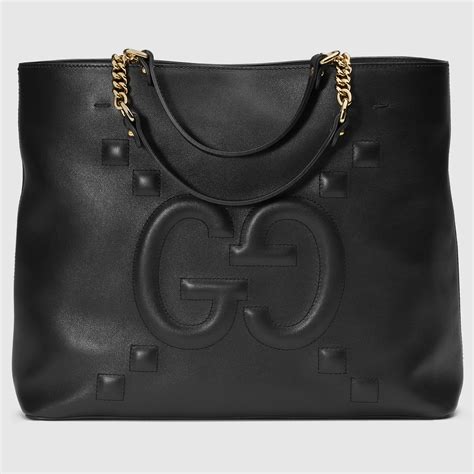 gucci embossed xl tote|gucci gg embossed wallet.